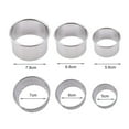thumbnail image 6 of 6Pcs Stainless Steel Dumpling Skin Press, Dumpling Skin Roller Dumpling Skin Cutter Press Mold Kitchen Accessories, 6 of 7