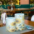 thumbnail image 3 of Yayeee Flameless Candles with Remote Flickering Battery Operated Multi Color Changing, Beige Sunflowers, 3 of 7