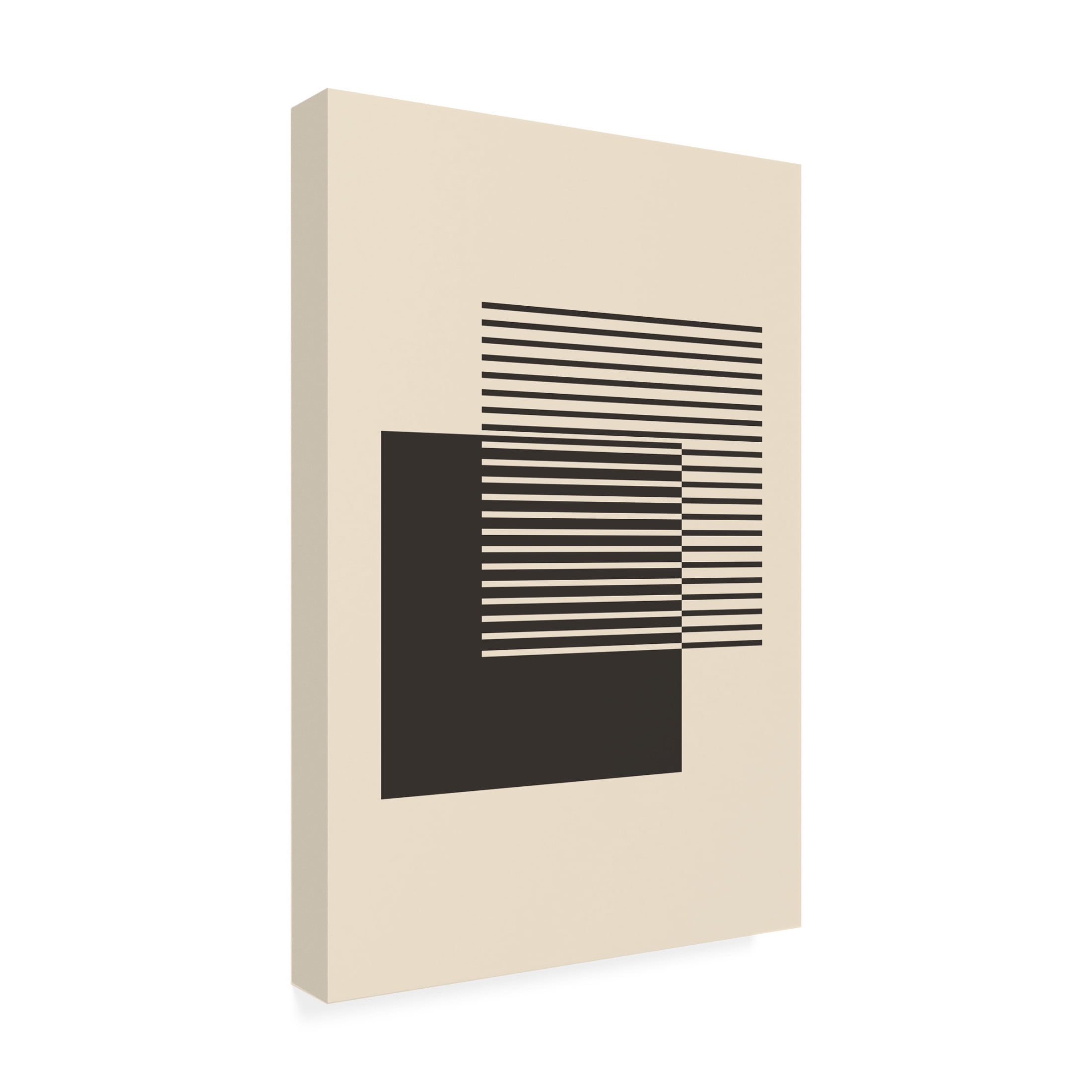 Trademark Fine Art jay stanley Geometric Squares 2 Canvas Wall Art