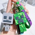 thumbnail image 2 of Juego clásico Minecraft figuras en miniatura de juguete llavero mi mundo Steve muñeca colgante llaveros mochila ornamento para niños regalos de cumpleaños xuanjing  unisex, 2 of 2