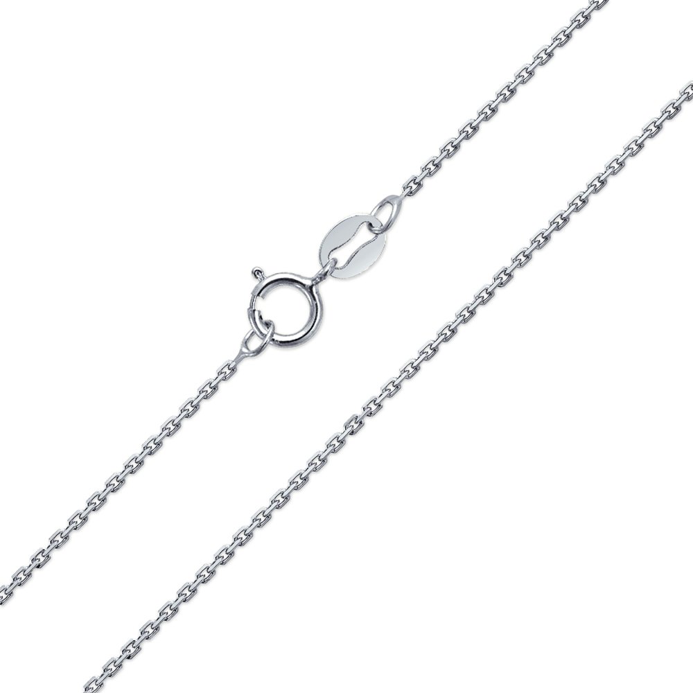 18 inch sterling silver cable chain