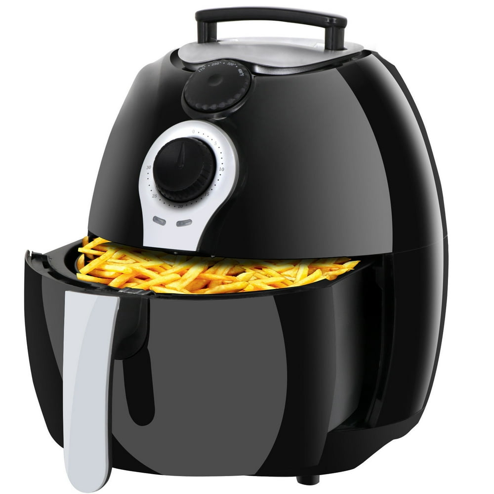1500W Electric Air Fryer w/Temperature Control, Detachable Basket