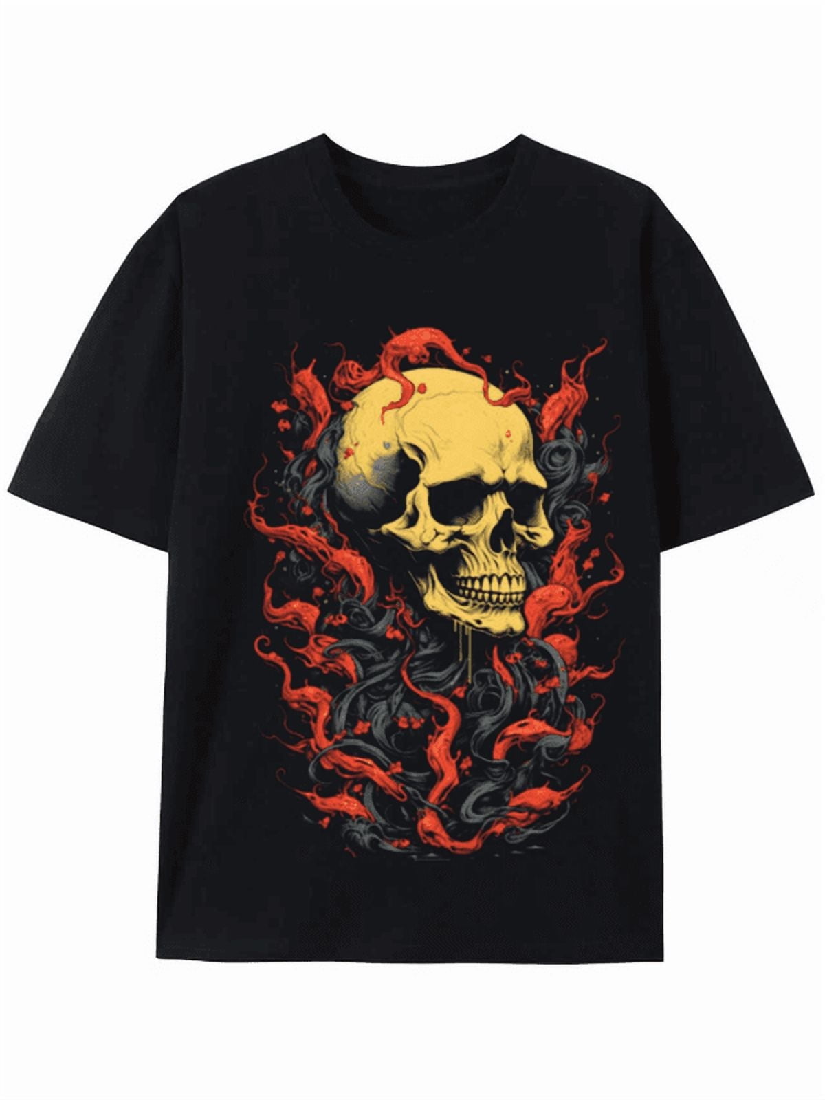 Cat Rapper Trio Men's Graphic Tee with Short Sleeves, Sizes S-3XL