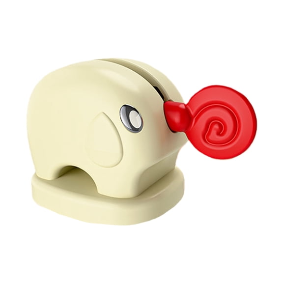 Practical Toothpaste Dispenser With Cartoon Elephant Design Easy Installation Suction Cup Toothpaste Squeezer Home Use