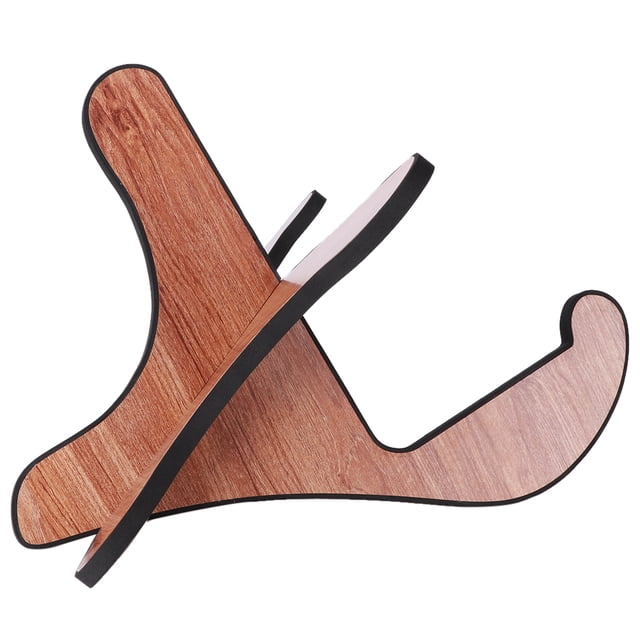 Easy To Install Bass Holder, Guitar Stand, For Ukulele Musical Instruments Dark Wood,Bright Wood