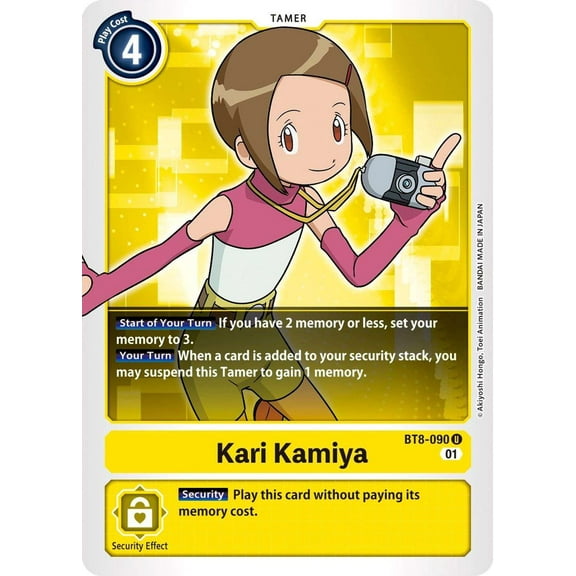Digimon New Awakening Uncommon Kari Kamiya BT8-090