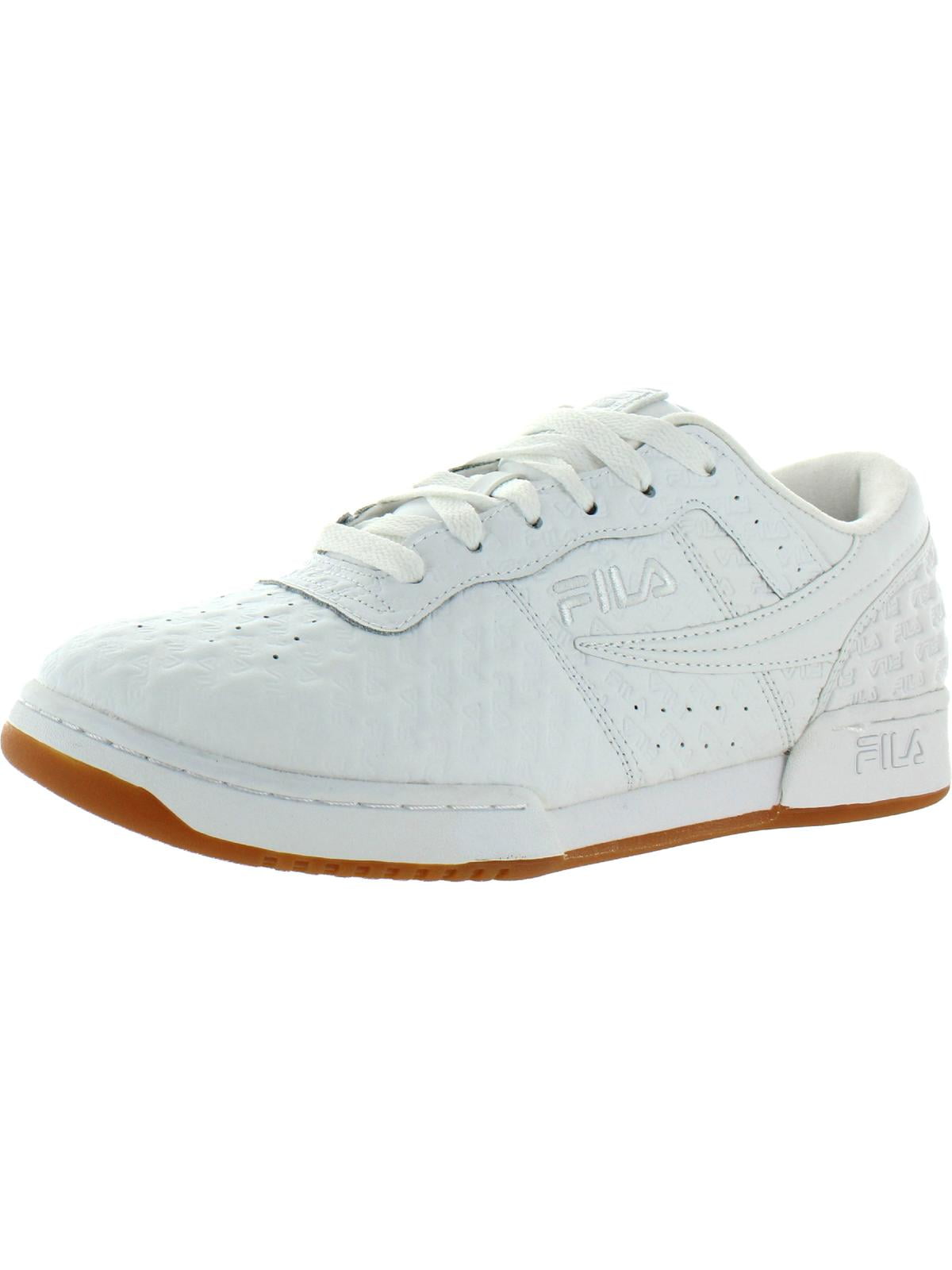 Vruchtbaar Kenmerkend Toepassing Fila Mens Original Fitness Small Logos Leather Sneakers White 9.5 Medium  (D) - Walmart.com
