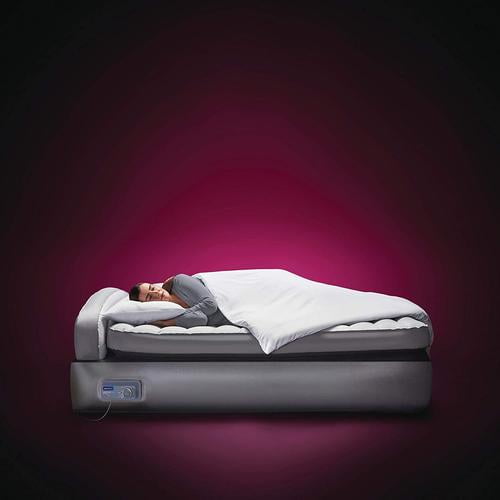 aerobed 20 comfort lock airbed with usb port and headboard