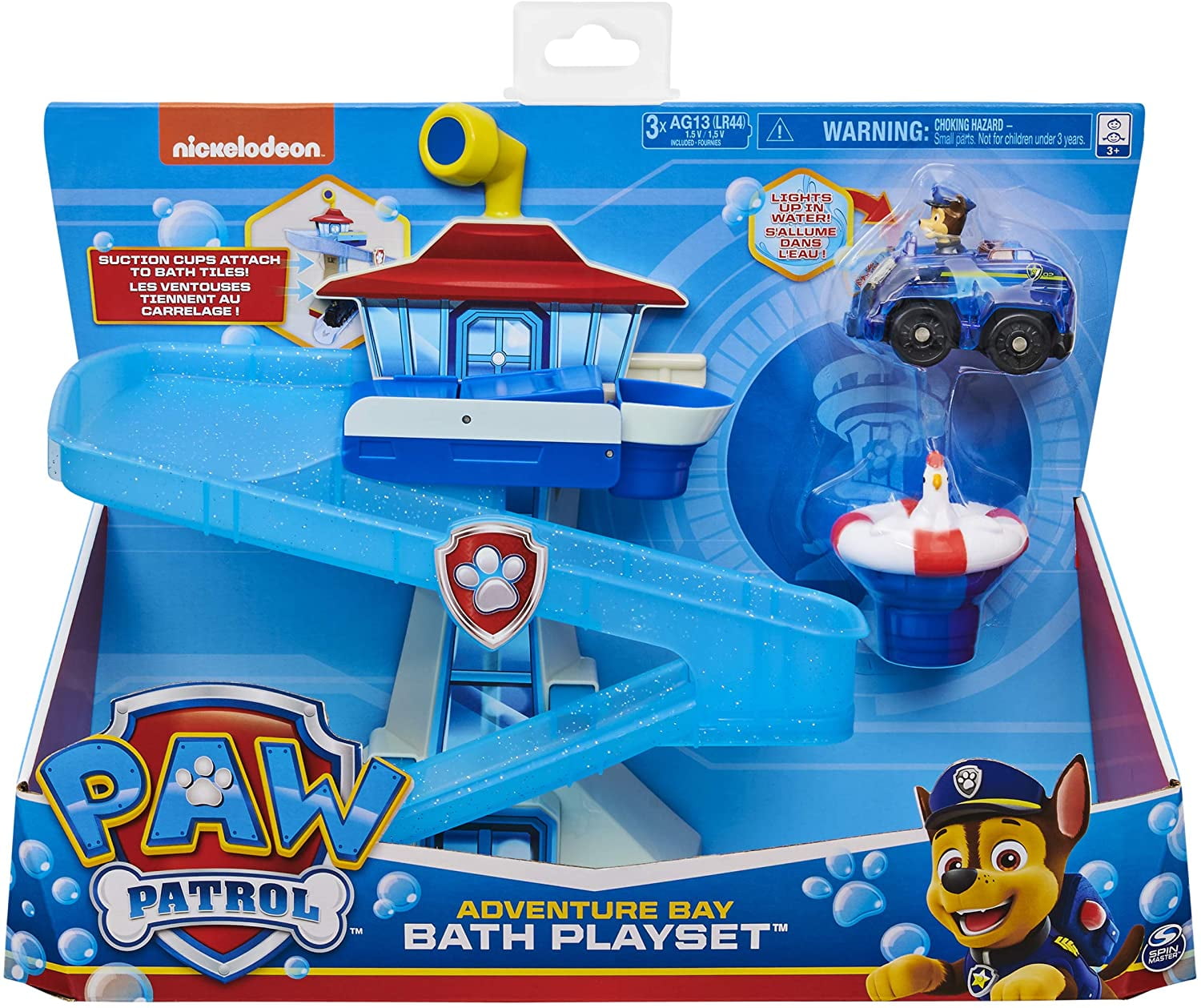 Paw Patrol Adventure Bath Playset with Chase Vehicle