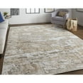 thumbnail image 5 of 8' X 10' Tan And Ivory Abstract Power Loom Distressed Area Rug, 5 of 10