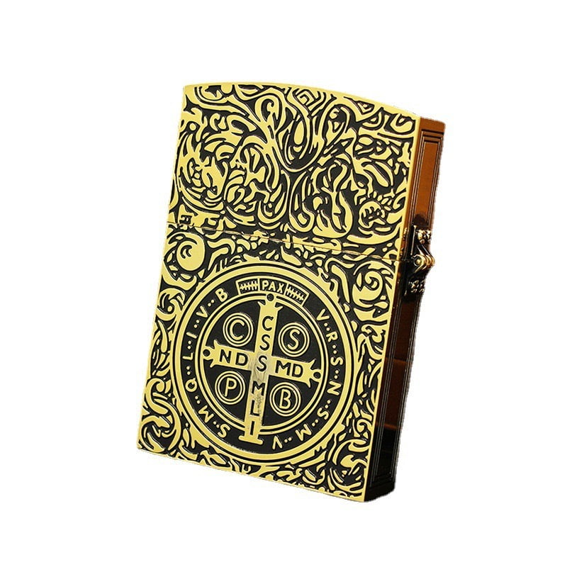 Kerosene Lighter 1:1 Large Constantine Heavy Machine Men’s Gift Wholesale,金黑