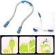 thumbnail image 4 of Inteprter Lámpara de lectura de libros de plástico flexible Tipo U Cuello colgante Luz LED Manos libres Electrónica Azul, 4 of 8