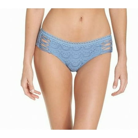 Becca Womens Swimsuit - Becca Womens Small Bikini Bottom Crochet Lace Swimwear