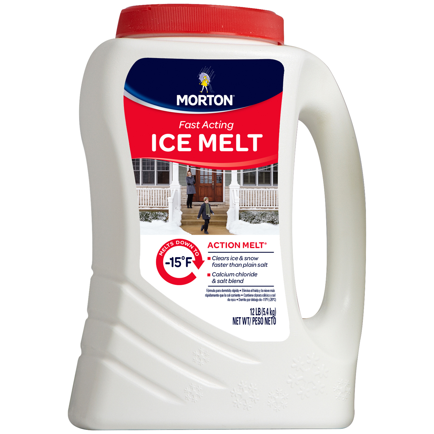 Morton® Fast Acting Ice Melt 12 lb. Plastic Jug