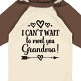 thumbnail image 4 of Inktastic I Can't Wait to Meet You Grandma Baby Announcement Boys or Girls Long Sleeve Baby Bodysuit, 4 of 5