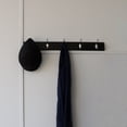 thumbnail image 3 of Home Basics 5 Double Hook Wall Mounted Hanging Rack, Black, 3 of 5
