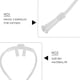 thumbnail image 5 of 8M Soft Nasal Oxygen Tube Nasal Oxygen Cannula Nasal Tube Suitable for Oxygen Generator Banmo, 5 of 5