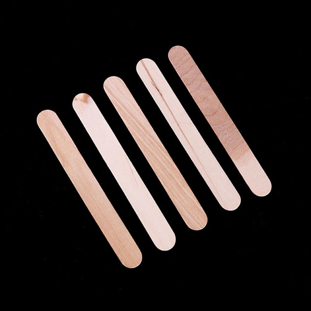 Masteelf 800 Pcs  Natural Colored Wood Craft Sticks Great Treat Sticks for DIY Crafts