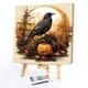 thumbnail image 2 of Kit Pintura Por Números Sobre Lienzo Arte Al Óleo Artesanal Imagen Cuervo Del 40x40cm, 2 of 8