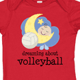 thumbnail image 4 of Inktastic Dreaming About Volleyball Boys or Girls Baby Bodysuit, 4 of 5