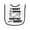 White and Black, variant on Inktastic I Want to Grow Up to Be a Dentist Like My Daddy Baby Terry Cloth Bib