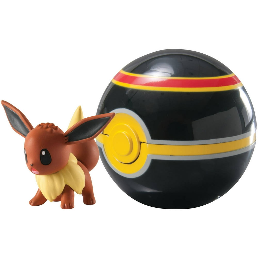 Pokemon Clip 'n Carry Poke Ball, Eevee and Luxury Ball