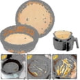 thumbnail image 2 of 100pcs Air Fryer Disposable Paper Liner Non-stick Baking Parchment Paper Liners, 2 of 5