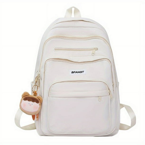 Durable Lightweight Canvas Backpack Perfect for School Travel Commuting