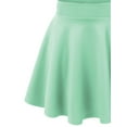 thumbnail image 4 of Made by Johnny Women's Basic Versatile Stretchy Flare Skater Skirt, Sea Green, XL, 4 of 4