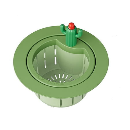 

Dadatutu Cactus Kitchen Sink Drain Strainer Cactus Sink Strainer Press Automatic Dumping Basket Multi-Functional Cactus Sink Draining Basket Filter Net Lifting Basket Kitchen Sink Filter