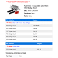 thumbnail image 2 of Fuel Filter - Compatible with 1954 - 1959 Dodge Royal 1955 1956 1957 1958, 2 of 2