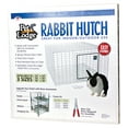 thumbnail image 2 of Pet Lodge AH2424 Rabbit Hutch, 24 in W, 24 in D, 16 in H, Steel/Vinyl, Galvanized, 2 of 3