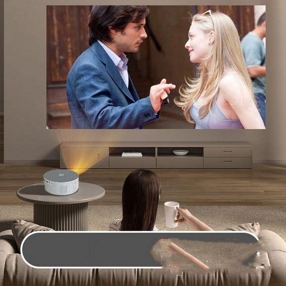Dvkptbk Projector Upgraded Mini Projector 9500 Lumens Multimedia Home Video Projector Full Wired Same Screen Phone
