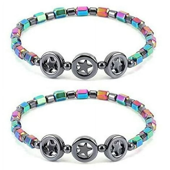HWZWT Suitable for men and women natural magnetic stone anklet suitable for women pieces magnetic hematite anklet hematite magnetic anklet