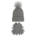 thumbnail image 1 of Knit Hat Gloves Set For Women Winter Ski Outing, 1 of 5