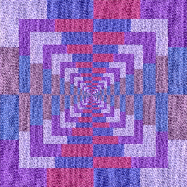 Ahgly Company Tapis d'Intérieur Lavable en Machine Carré Transitionnel Orchidée Foncée Violet, 4 Pieds Carré