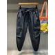 thumbnail image 4 of Pantalones negros para hombre, pantalones cargo multibolsillos para hombre, pantalones harén multibolsillos para exteriores, senderismo, otoño, pantalones de nailon de alta calidad más baratos, 4 of 4