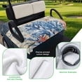 thumbnail image 5 of Golf Cart Seat Covers for 2 Seater,Blue Coral Coastal Microfiber Cart Seat Towel Blanket,Summer Beach Vintage Nautical Starfish Absorbent NonSlip Bench Seats Protector for Golf Course 51"x31", 5 of 9