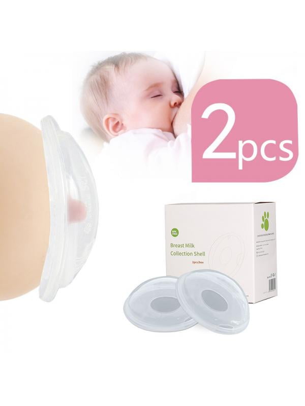 2pcs Breast Shell Nipple Former Milk Collector Cover Feeding Breast Pad Cover UK 