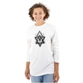 thumbnail image 3 of Triangle Eye Star Symbolic Spirit Long Sleeve TShirt Men Women Brisco Brands L, 3 of 6