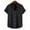 Black, variant on Patlollav Mens Tops Summer Short Sleeve Casual Solid Color Button-Up Shirts