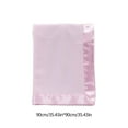thumbnail image 3 of Btomtd 35"x35" Fleece Polyester Edging Small Blanket Office Nap Throw Blanket for Bed Sofa Lightweight Cover Blanket, Pink, 3 of 6