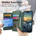 thumbnail image 3 of Case For IPhone 17 Pro Max/17 Pro/17 Air/17, PU Leather Shell With Card Slot RFID Blocking Holder Cover, 3 of 5