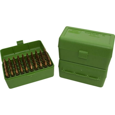 R-50 Series X-Small Rifle Ammo Box - 50 Round - Green