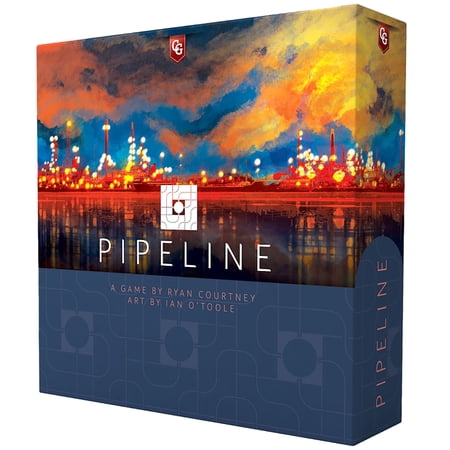 Capstone Games: Pipeline - Strategy Board Game  2-4 Players  Ages 12+  60 to 120 Min Game Play  Colorblind-Friendly Game