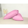 thumbnail image 6 of REGALWOVEN Polyester Pillow Cases Set of 2 for Hair and Skin, Cooling Pillow Covers Light Pink King, 6 of 7