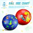 thumbnail image 3 of Balón de fútbol HydrEn Dinosaur, tamaño 3, para niños y niñas de 4 a 6, 3 of 7