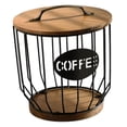 thumbnail image 3 of jifeng Coffee Pod Holder Accessories Storage Basket for Kitchen Counter Office Home Black, 3 of 8