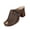 Coffee_009, variant on Wedge Sandals for Women 2026 Summer Dressy Platform Heeled Sandals Buckle Strap Mules Clogs Chunky High Heel Casual Slippers Half-Covered Toe for A Chic Look Coffee 5.5(EU-36)