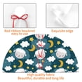 thumbnail image 4 of Yiaed Sweet Dream Lamb Print Christmas Tree Skirt , Tree SkirtsTree Mat for Christmas Winter Holiday Indoor Decorations-48", 4 of 7